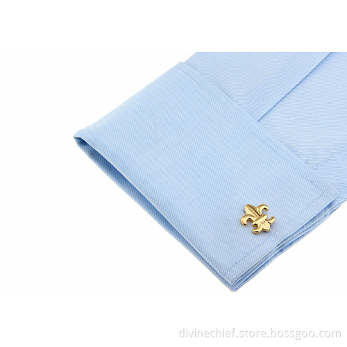 Customized Skeleton Golden Pattern Cufflinks Luxury Man Cufflinks For Shirt